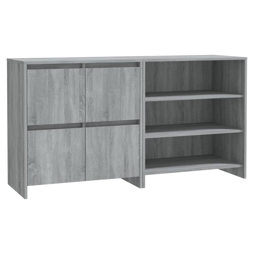 8720286903858_a_en_hd_1 vidaXL 2 Piece Sideboard Grey Sonoma Engineered Wood - Image 2