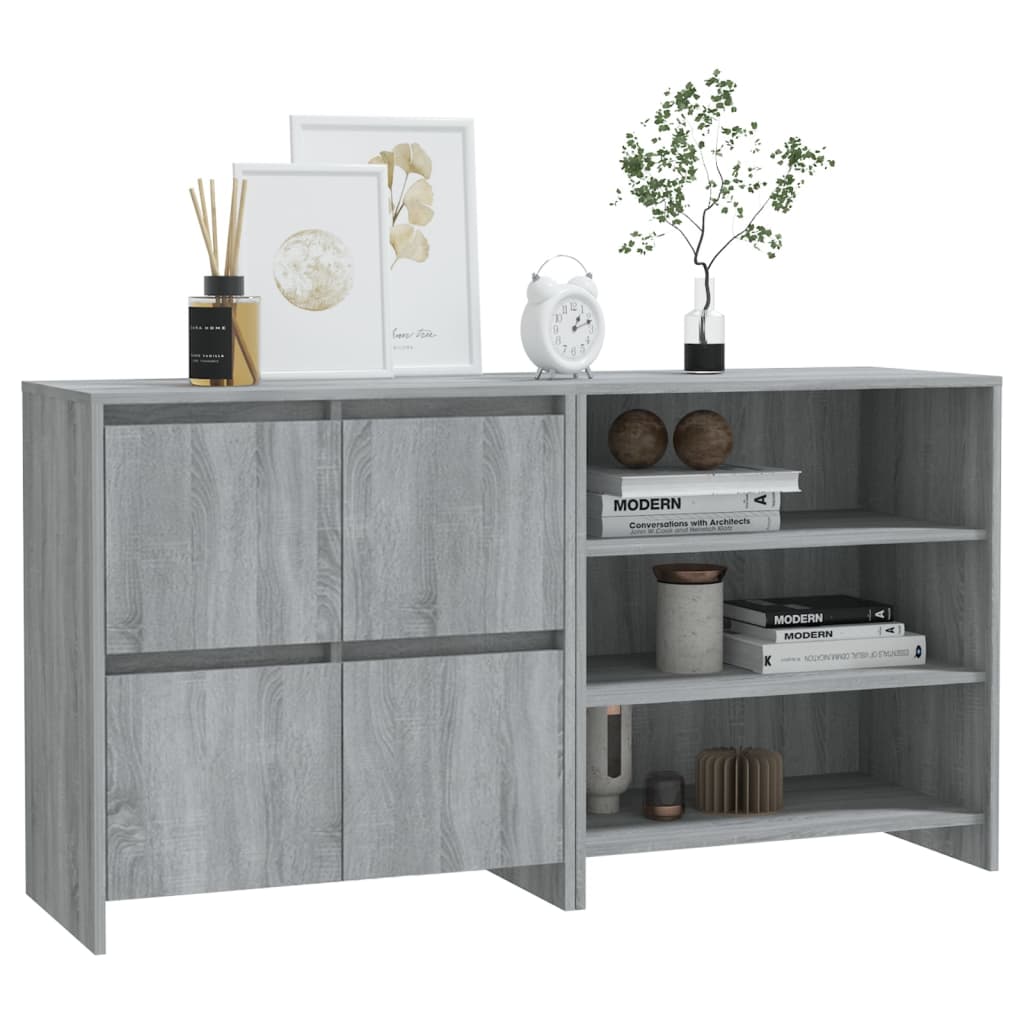 8720286903858_g_en_hd_3 vidaXL 2 Piece Sideboard Grey Sonoma Engineered Wood - Image 6