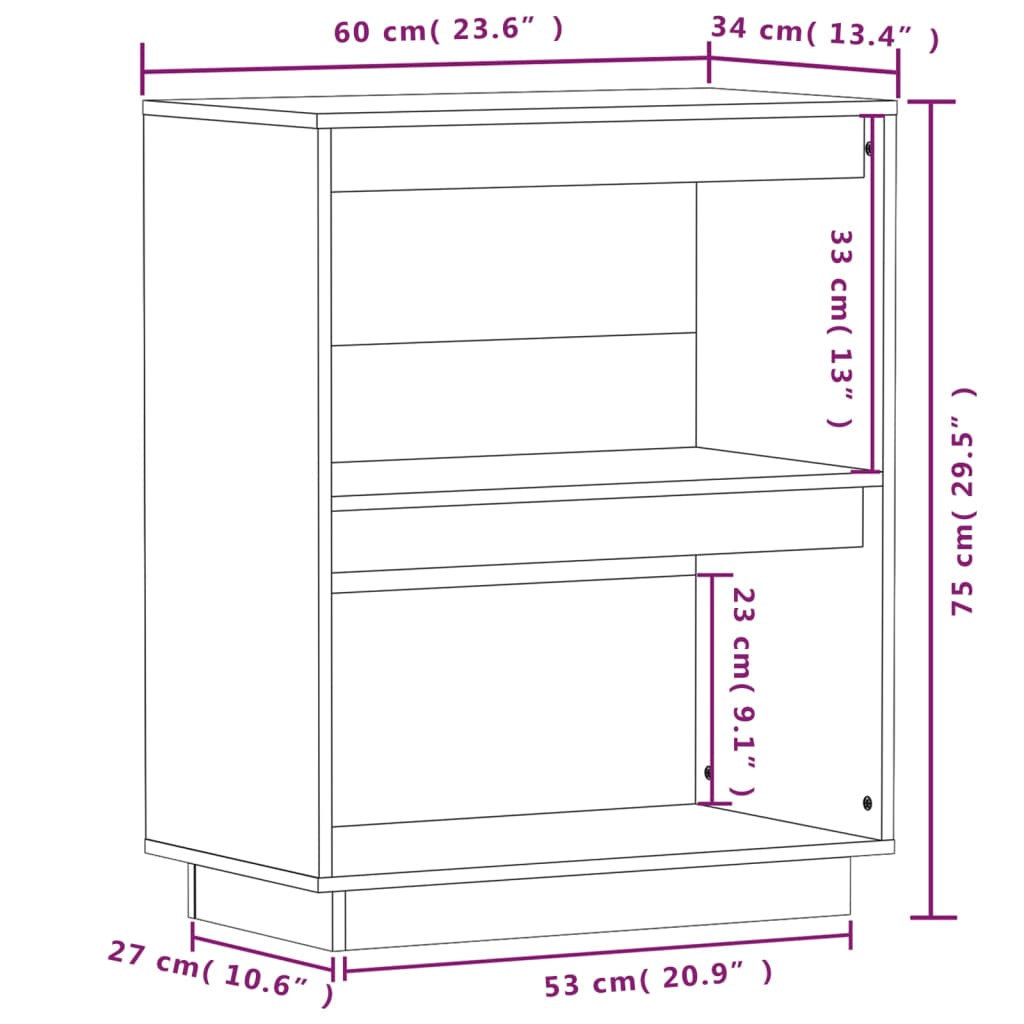 8720286904572_g_en_hd_6 vidaXL Console Cabinet 60x34x75 cm Solid Wood Pine - Image 9