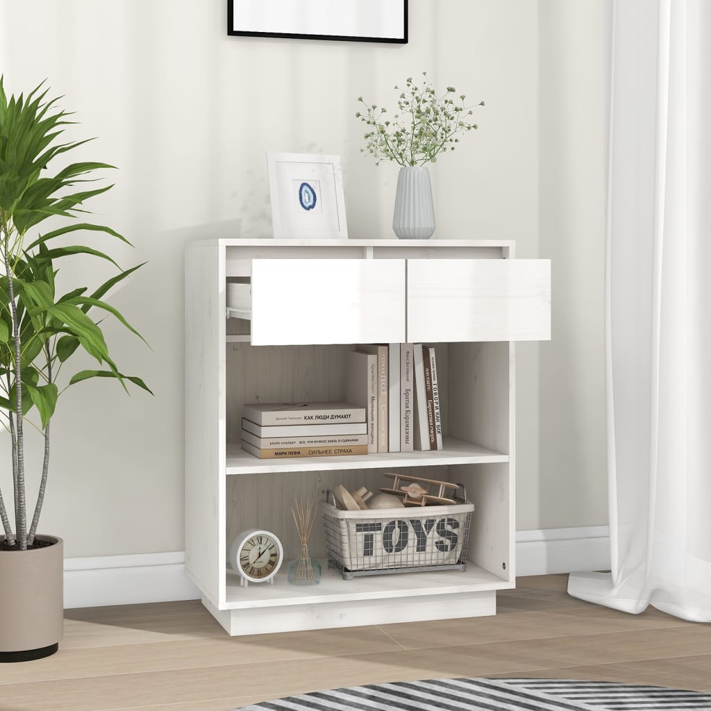 8720286904732_g_en_hd_1 vidaXL Console Cabinet White 60x34x75 cm Solid Wood Pine - Image 4