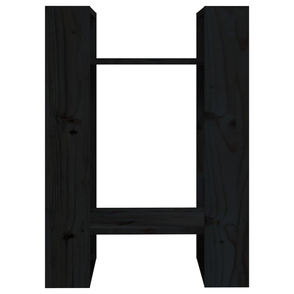 8720286904961_g_en_hd_1 vidaXL Book Cabinet/Room Divider Black 41x35x57 cm Solid Wood Pine - Image 4