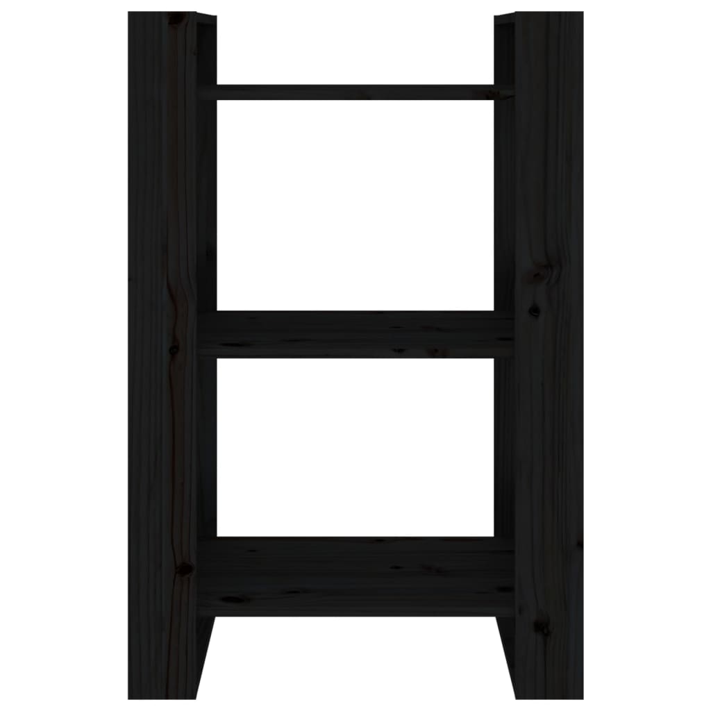 8720286905210_g_en_hd_1 vidaXL Book Cabinet/Room Divider Black 60x35x91 cm Solid Wood Pine - Image 4