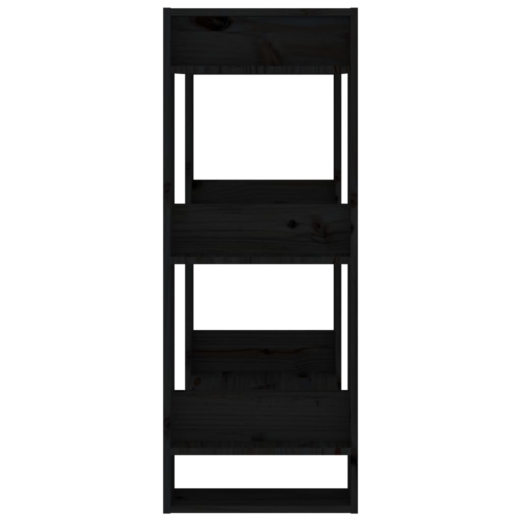8720286905210_g_en_hd_2 vidaXL Book Cabinet/Room Divider Black 60x35x91 cm Solid Wood Pine - Image 5