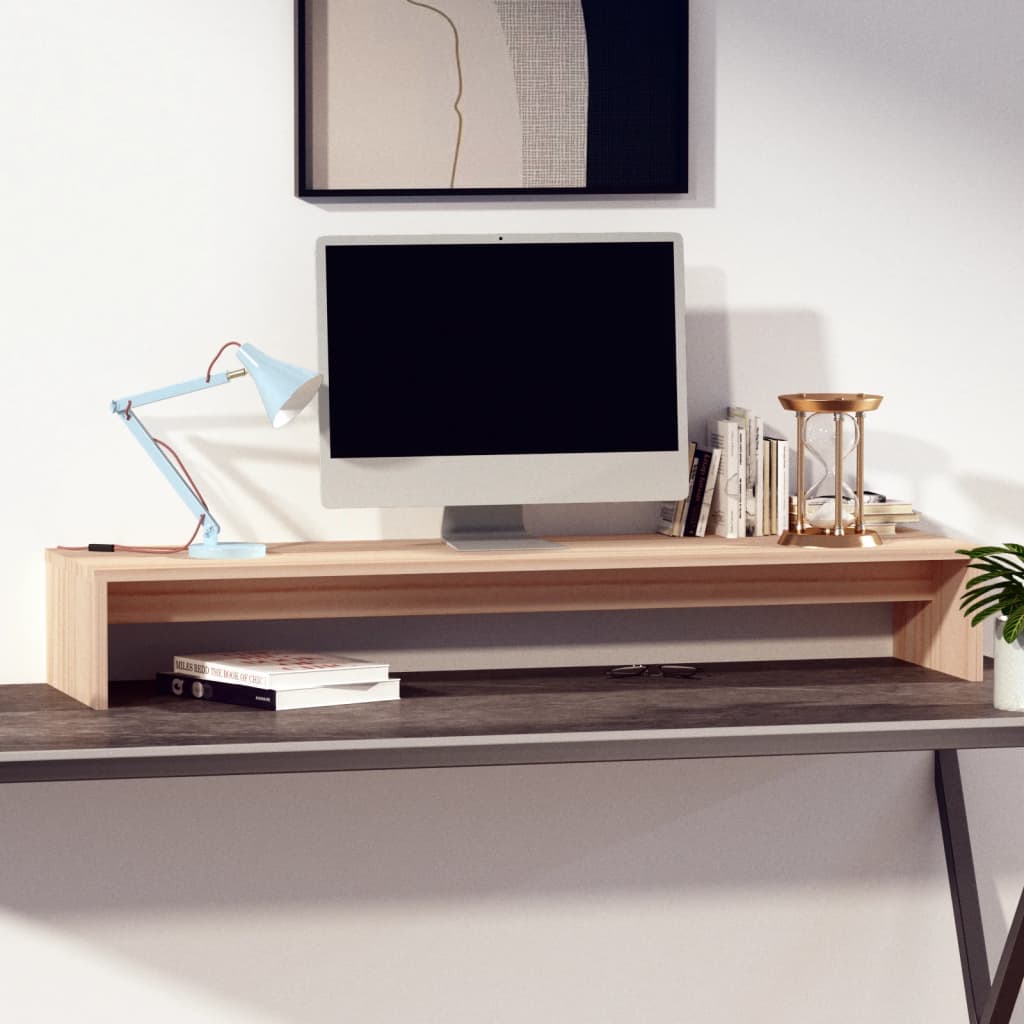 8720286905678_g_en_hd_1 vidaXL Monitor Stand 100x27x15 cm Solid Wood Pine - Image 4