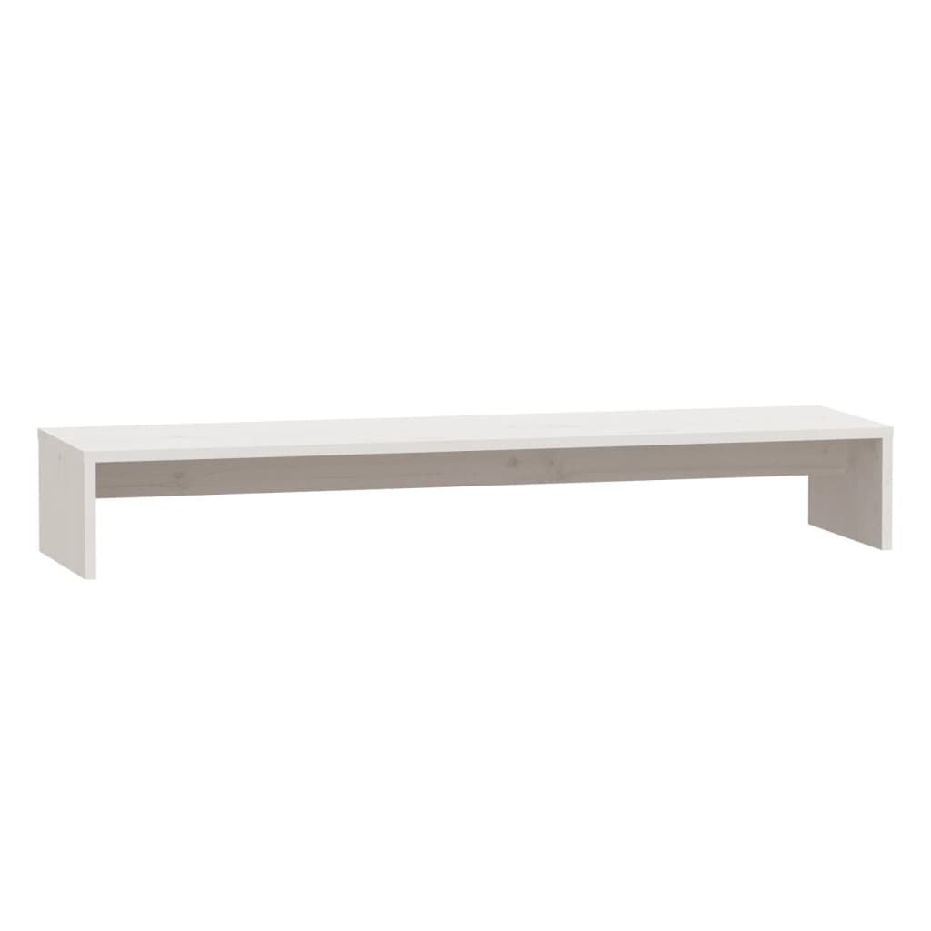 8720286905685_a_en_hd_1 vidaXL Monitor Stand White 100x27x15 cm Solid Wood Pine - Image 2