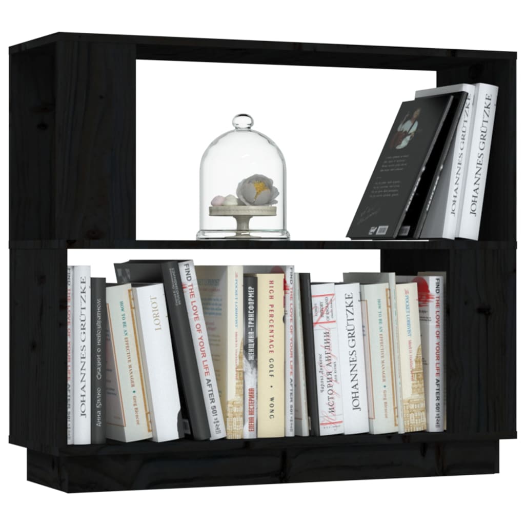 8720286905968_g_en_hd_2 vidaXL Book Cabinet/Room Divider Black 80x25x70 cm Solid Wood Pine - Image 5