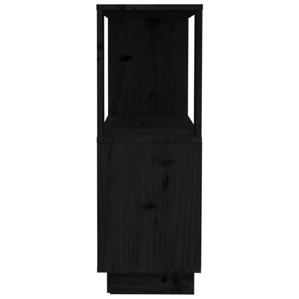 8720286905968_g_en_hd_4 vidaXL Book Cabinet/Room Divider Black 80x25x70 cm Solid Wood Pine - Image 7