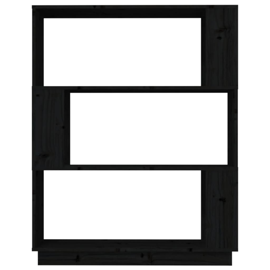 8720286906019_g_en_hd_3 vidaXL Book Cabinet/Room Divider Black 80x25x101 cm Solid Wood Pine - Image 6