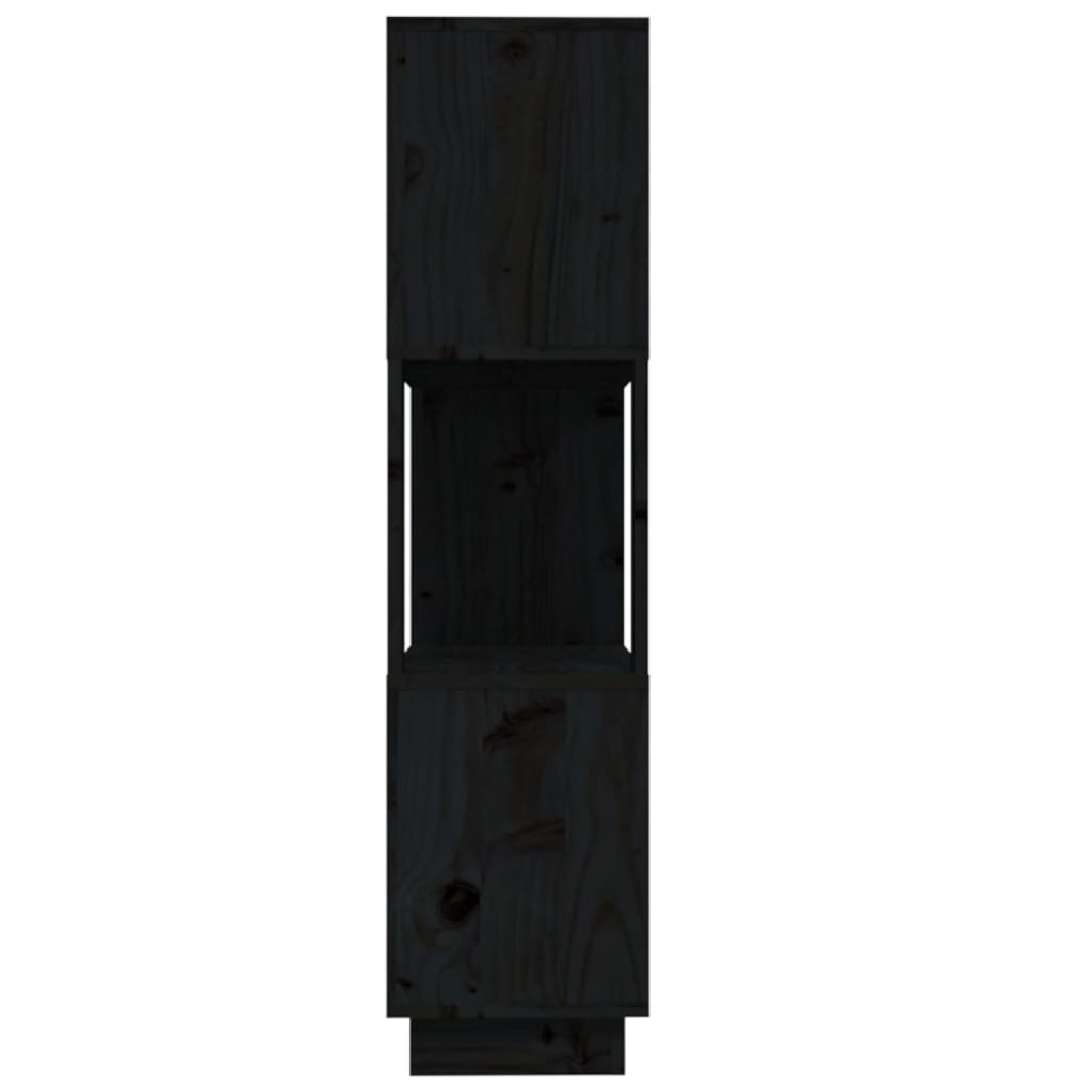 8720286906019_g_en_hd_4 vidaXL Book Cabinet/Room Divider Black 80x25x101 cm Solid Wood Pine - Image 7