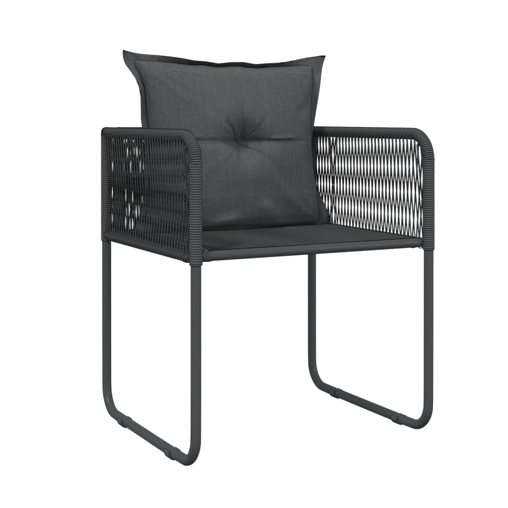 8720286910528_g_en_hd_3 vidaXL 5 Piece Garden Dining Set Black - Image 5