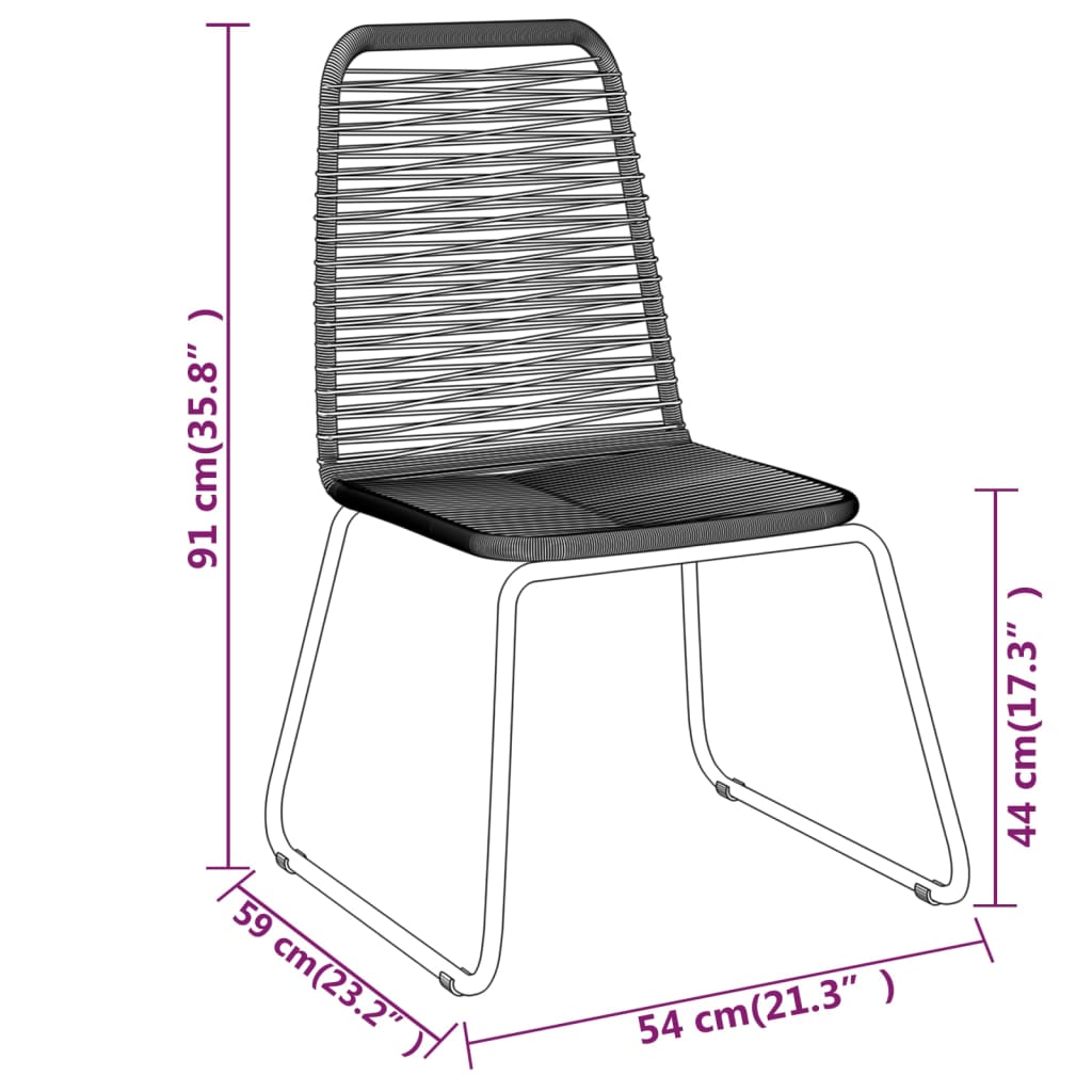 8720286910641_g_en_hd_6 vidaXL 5 Piece Garden Dining Set Black - Image 8