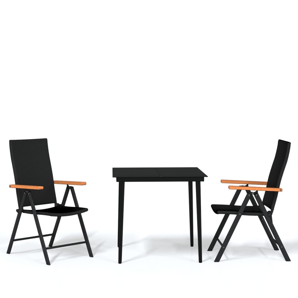 8720286910931_a_en_hd_1 vidaXL 3 Piece Garden Dining Set Black - Image 2