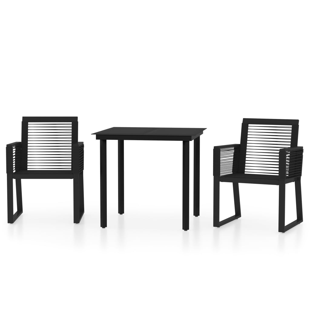 8720286911235_a_en_hd_1 vidaXL 3 Piece Garden Dining Set Black - Image 2