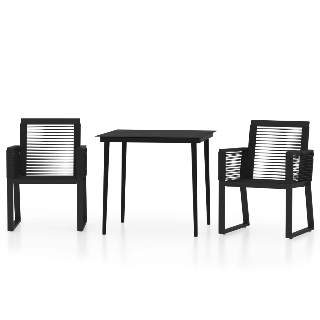 8720286911297_a_en_hd_1 vidaXL 3 Piece Garden Dining Set Black - Image 2