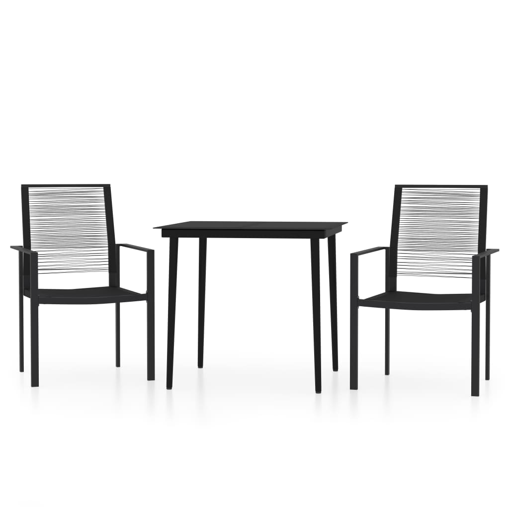 8720286911778_a_en_hd_1 vidaXL 3 Piece Garden Dining Set Black - Image 2