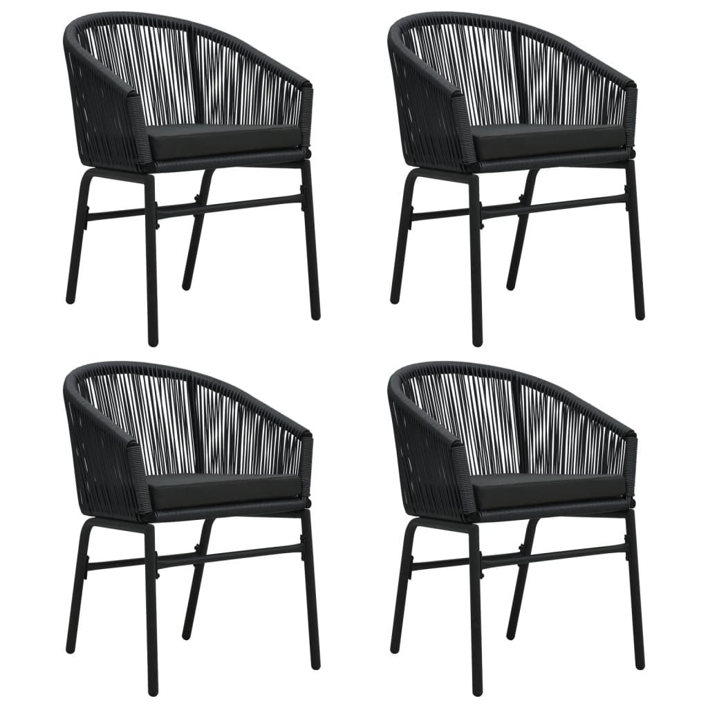 8720286912157_g_en_hd_1 vidaXL 5 Piece Garden Dining Set Black - Image 3
