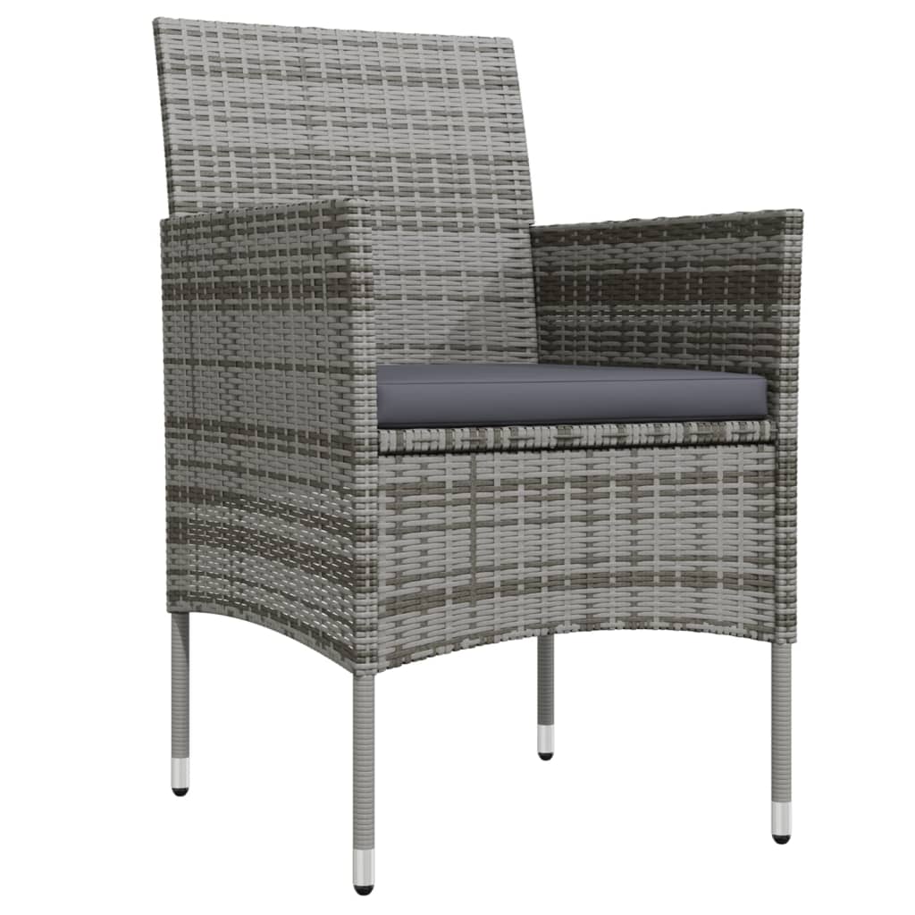 8720286912850_g_en_hd_1 vidaXL 3 Piece Garden Dining Set with Cushions Grey and Black - Image 3
