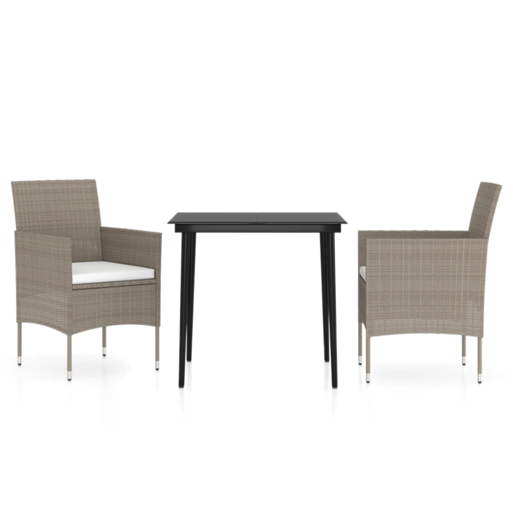 8720286912911_a_en_hd_1 vidaXL 3 Piece Garden Dining Set with Cushions Beige and Black - Image 2