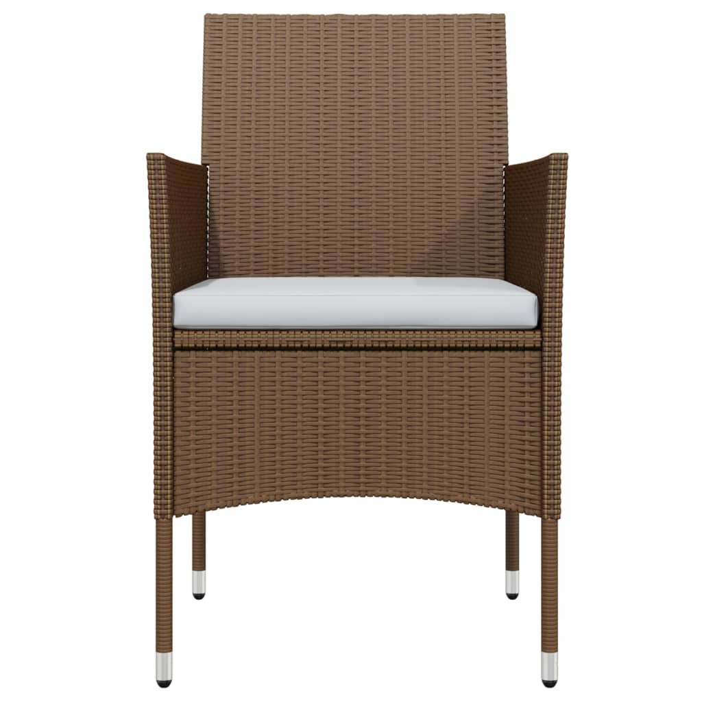 8720286912973_g_en_hd_2 vidaXL 3 Piece Garden Dining Set with Cushions Brown and Black - Image 4