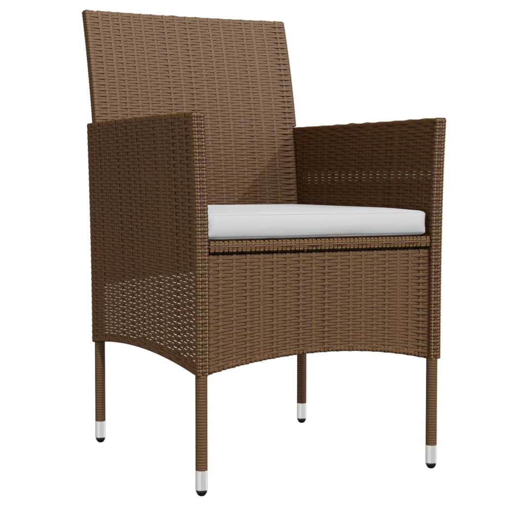 8720286912997_g_en_hd_1 vidaXL 5 Piece Garden Dining Set with Cushions Brown and Black - Image 3