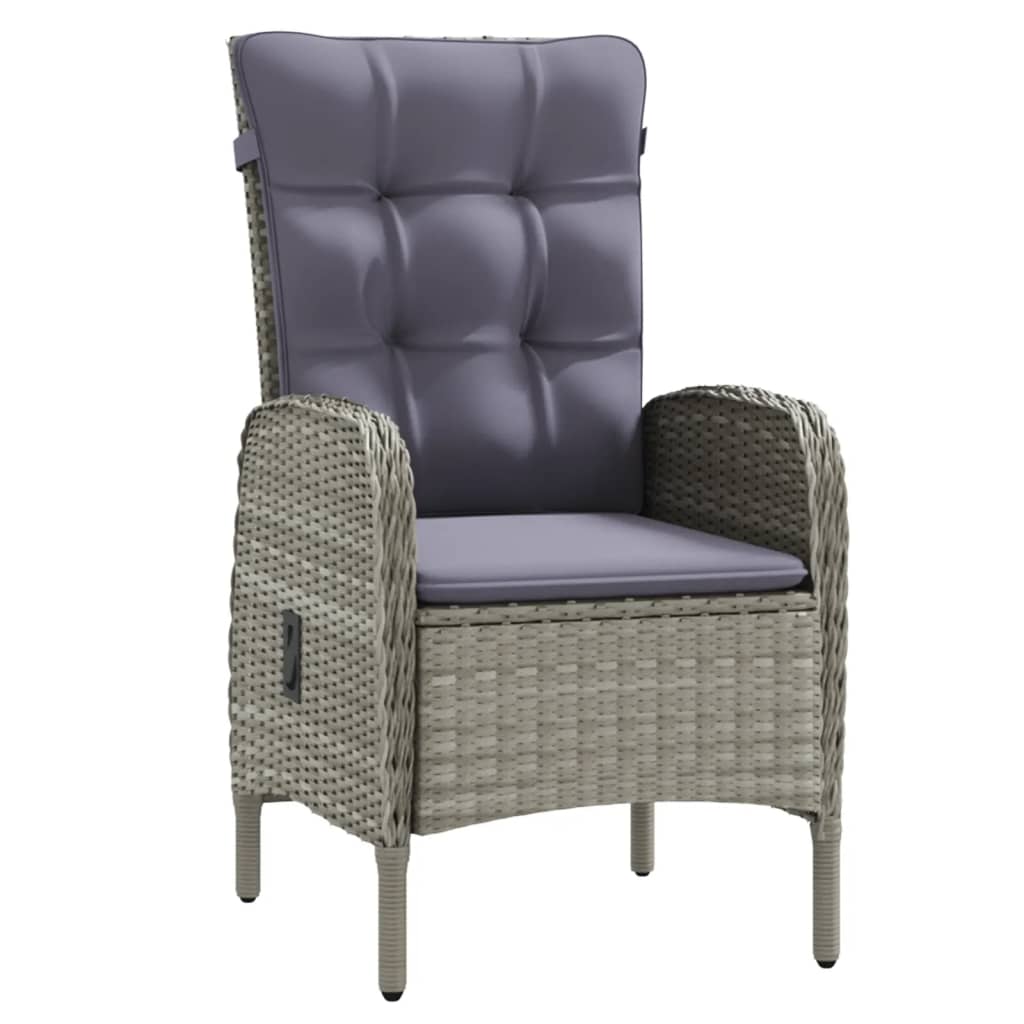 8720286913338_g_en_hd_1 vidaXL 3 Piece Outdoor Dining Set with Cushions Grey and Black - Image 3