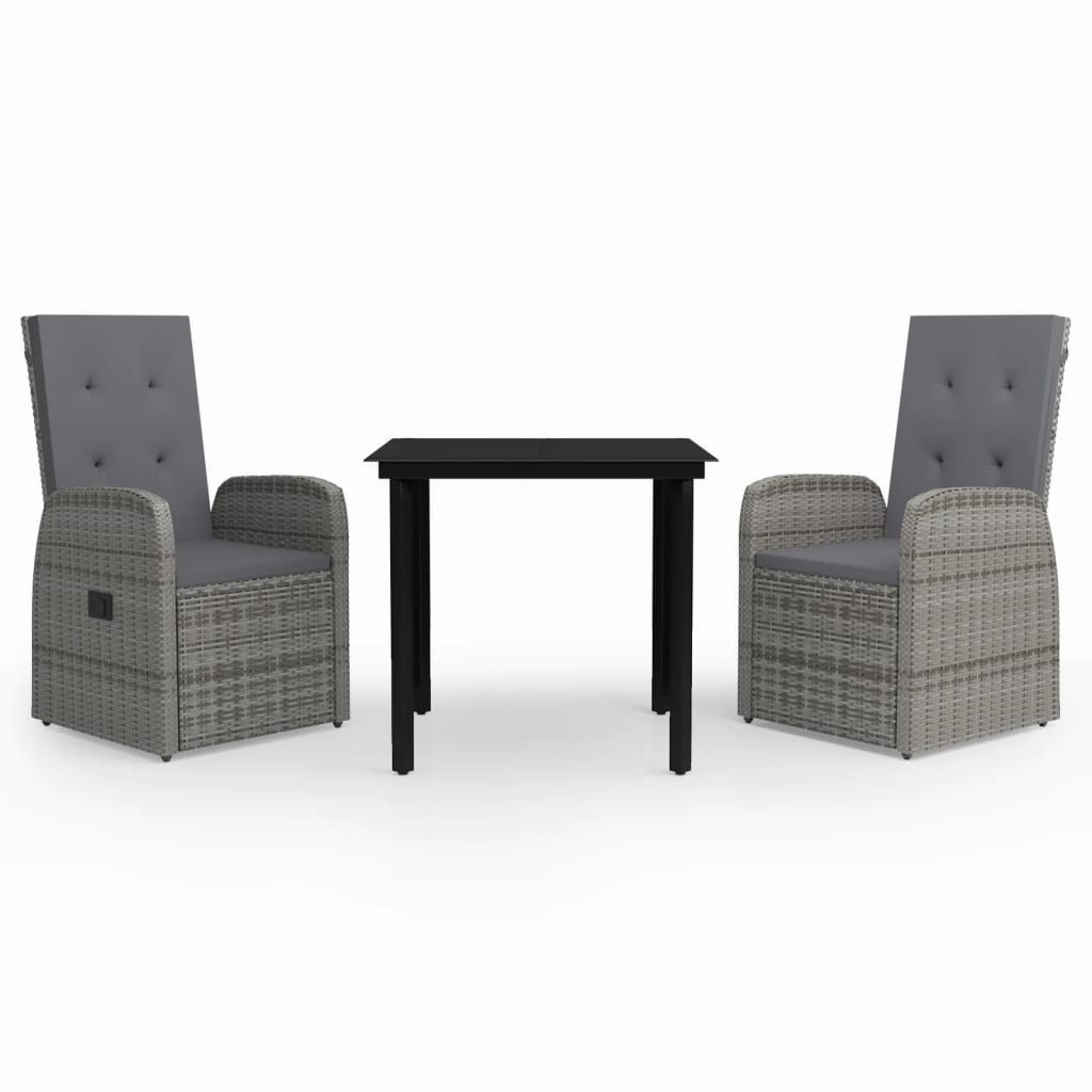 8720286914472_a_en_hd_1 vidaXL 3 Piece Garden Dining Set with Cushions Grey - Image 2