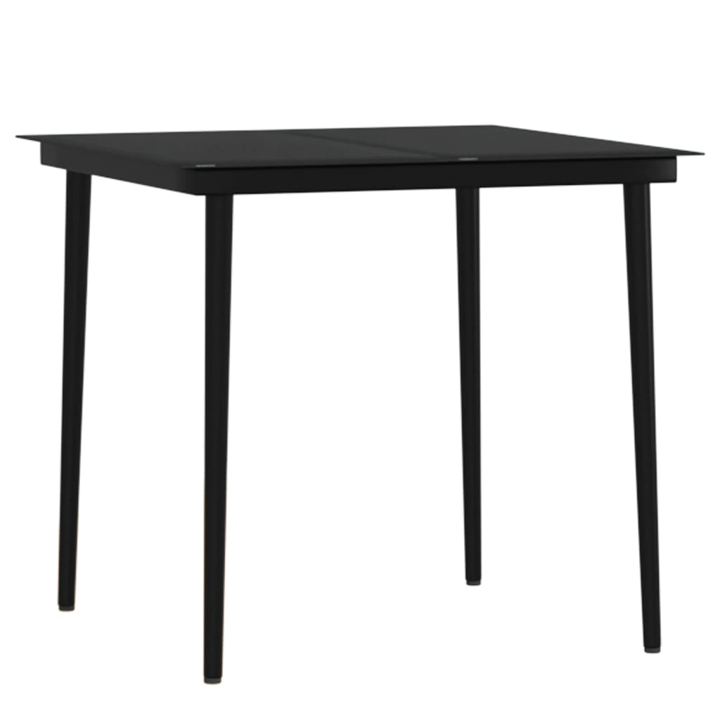 8720286914915_g_en_hd_3 vidaXL 3 Piece Garden Dining Set with Cushions Black - Image 5