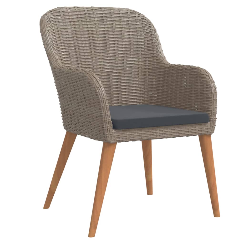 8720286914984_g_en_hd_1 vidaXL 5 Piece Garden Dining Set with Cushions Brown - Image 3