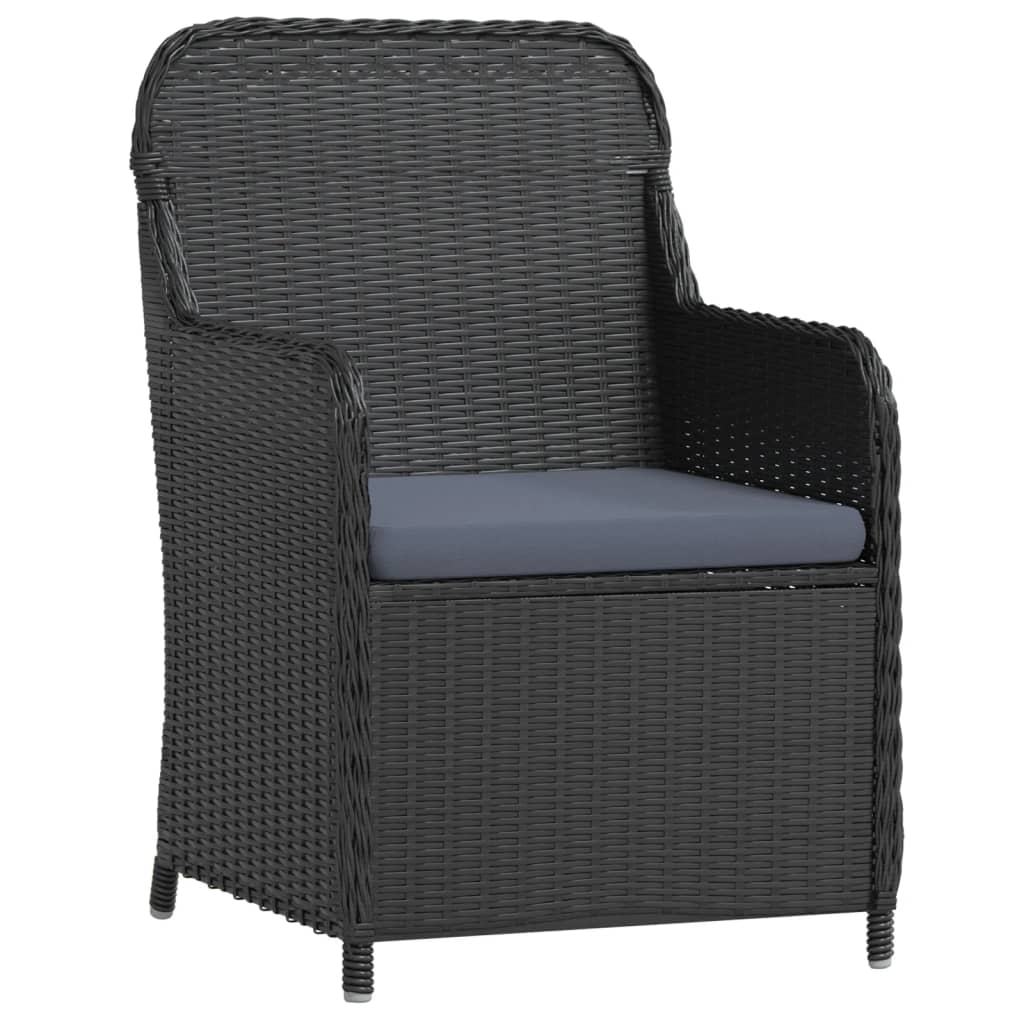 8720286915035_g_en_hd_1 vidaXL 3 Piece Garden Dining Set with Cushions Black - Image 3