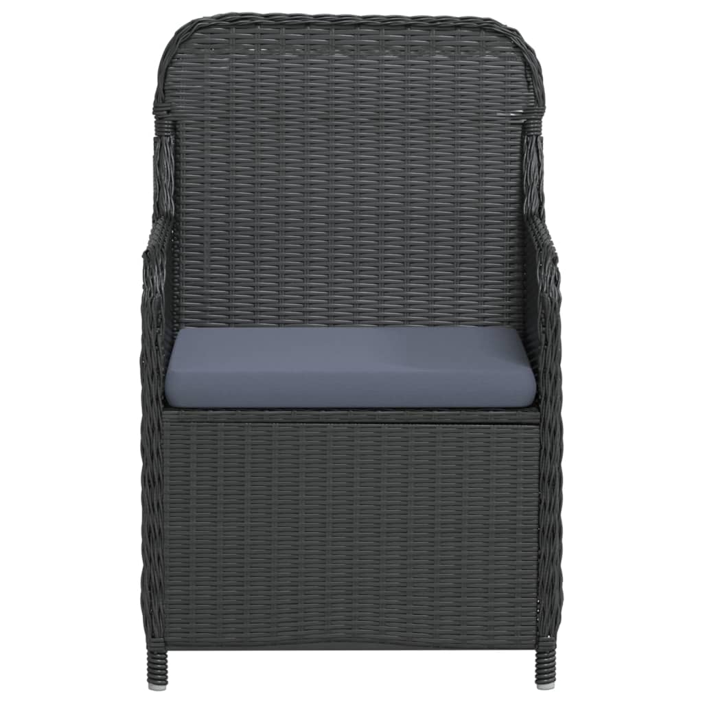 8720286915035_g_en_hd_2 vidaXL 3 Piece Garden Dining Set with Cushions Black - Image 4