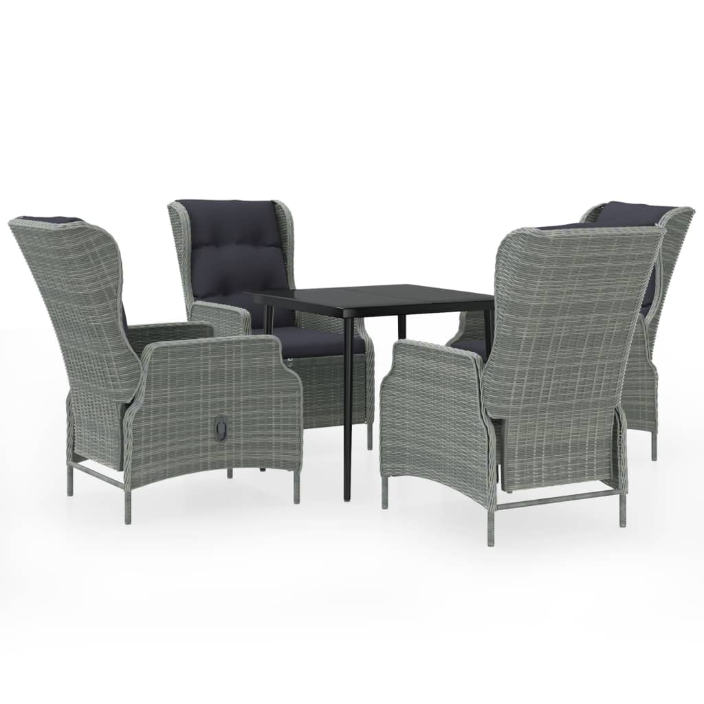 8720286916360_a_en_hd_1 vidaXL 5 Piece Garden Dining Set Light Grey - Image 2