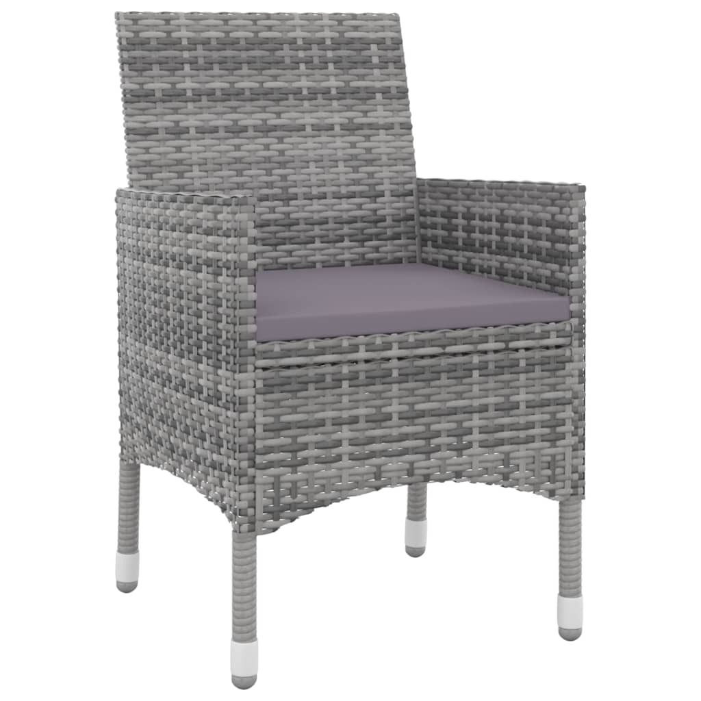 8720286916650_g_en_hd_1 vidaXL 3 Piece Garden Dining Set Poly Rattan and Glass - Image 3