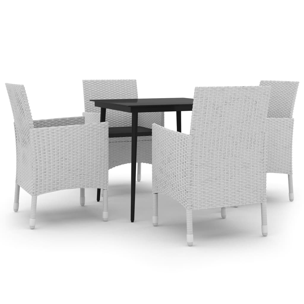8720286917206_a_en_hd_1 vidaXL 5 Piece Garden Dining Set with Cushions Poly Rattan and Glass - Image 2