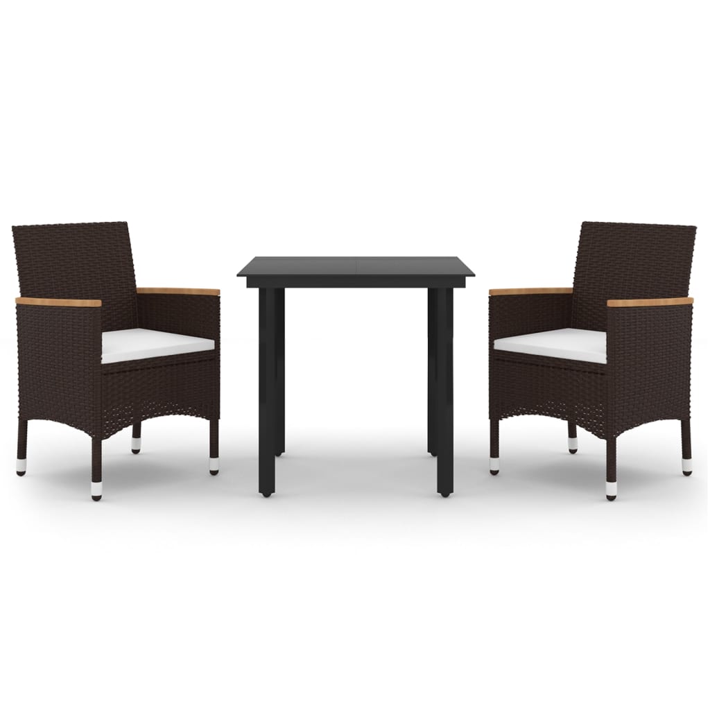 8720286917435_a_en_hd_1 vidaXL 3 Piece Garden Dining Set with Cushions Poly Rattan and Glass - Image 2