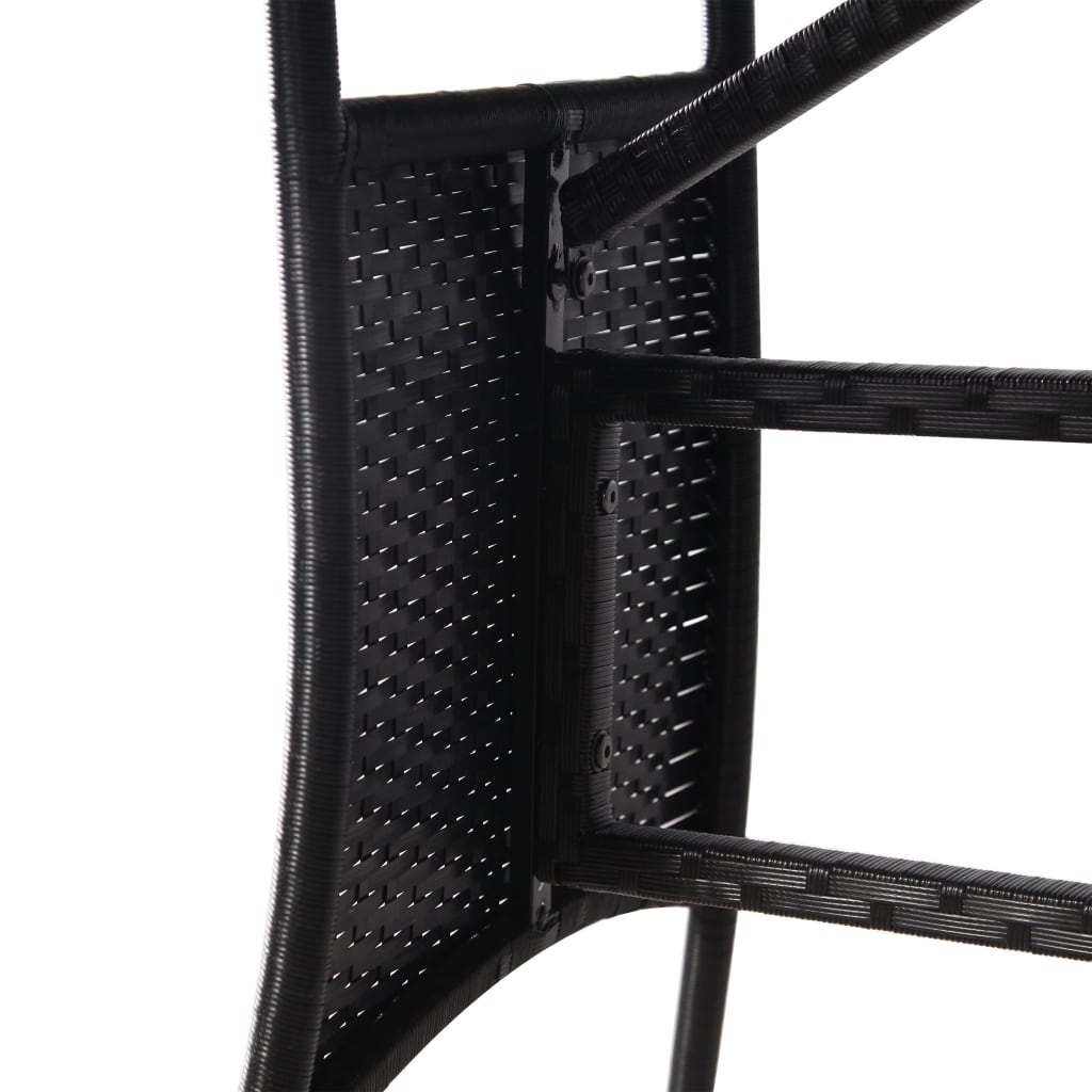 8720286917893_g_en_hd_4 vidaXL Garden Table Black 80x80x74 cm Poly Rattan - Image 5