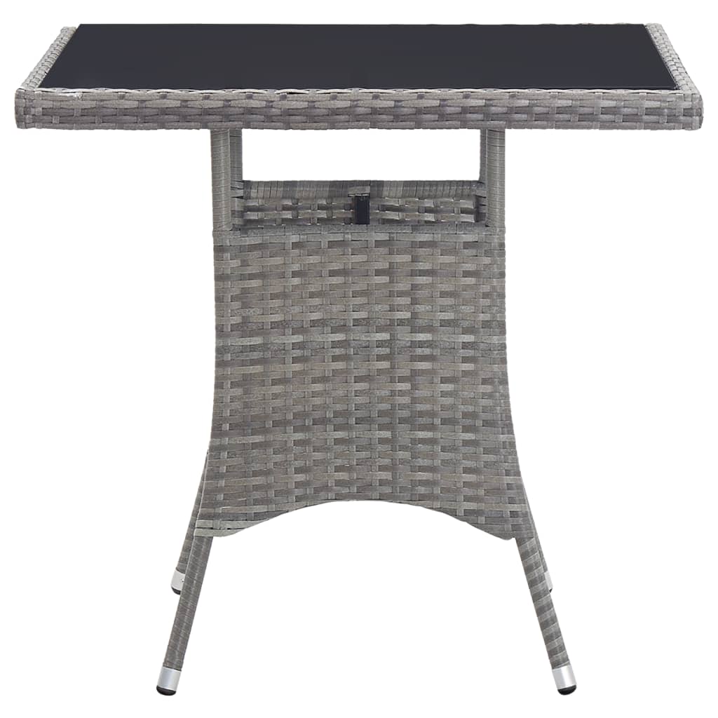 8720286917923_g_en_hd_2 vidaXL Garden Table Grey 80x80x74 cm Poly Rattan - Image 3