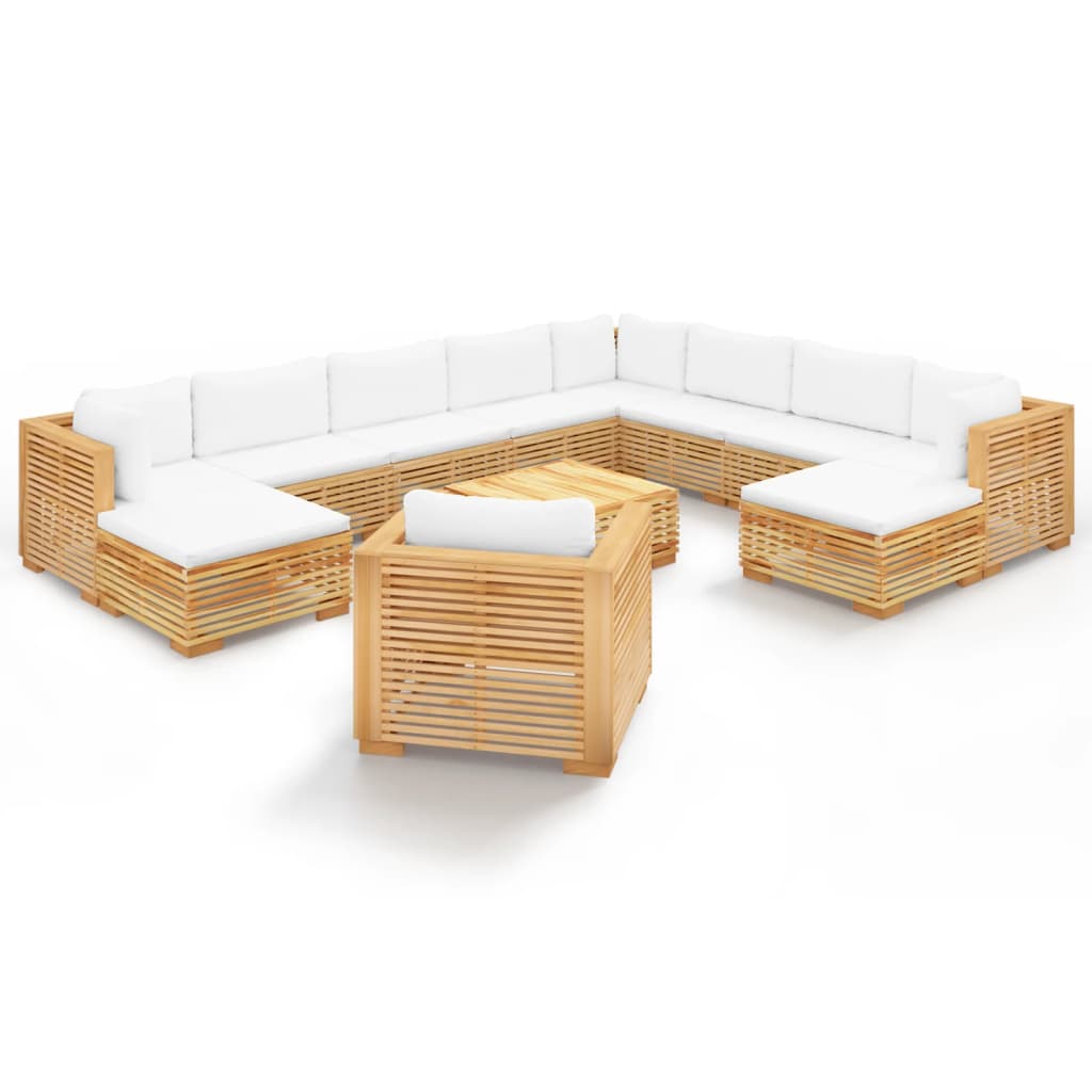 8720286919156_a_en_hd_1 vidaXL 12 Piece Garden Lounge Set with Cushions Solid Teak Wood - Image 2