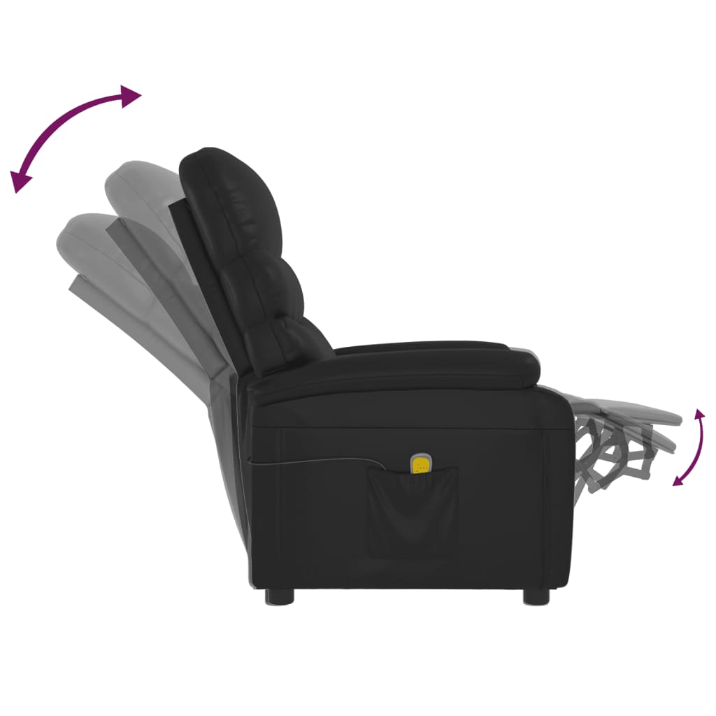 8720286919521_g_en_hd_5 vidaXL Massage Chair Black Faux Leather - Image 7