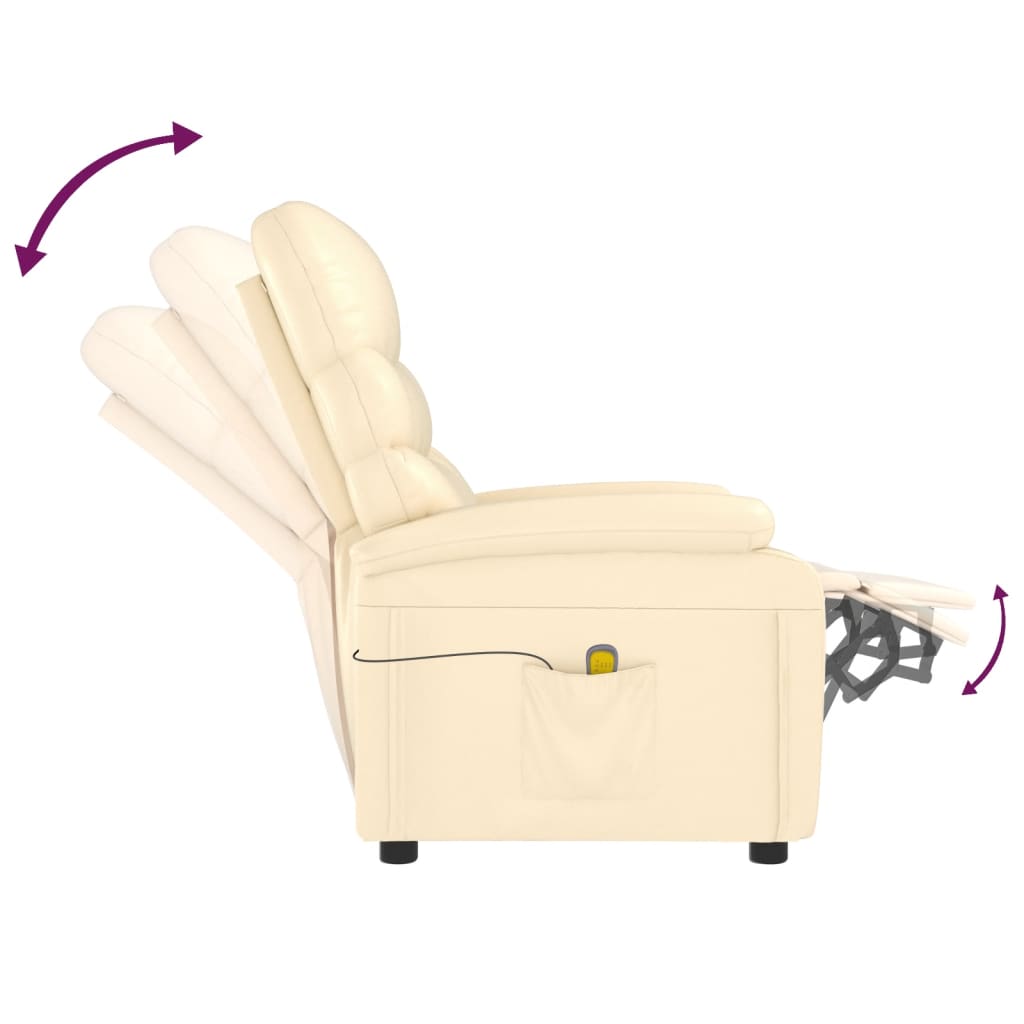 8720286919538_g_en_hd_5 vidaXL Massage Chair Cream Faux Leather - Image 7