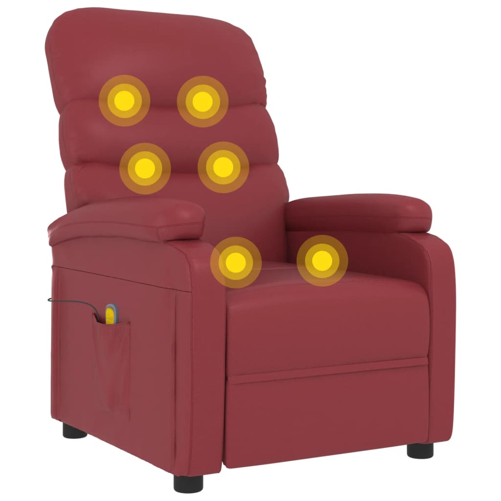 8720286919569_a_en_hd_1 vidaXL Massage Chair Wine Red Faux Leather - Image 2