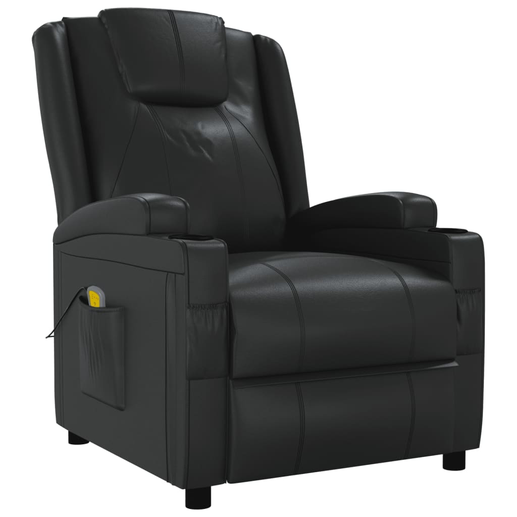 8720286919712_a_en_hd_1 vidaXL Massage Chair Black Faux Leather - Image 2