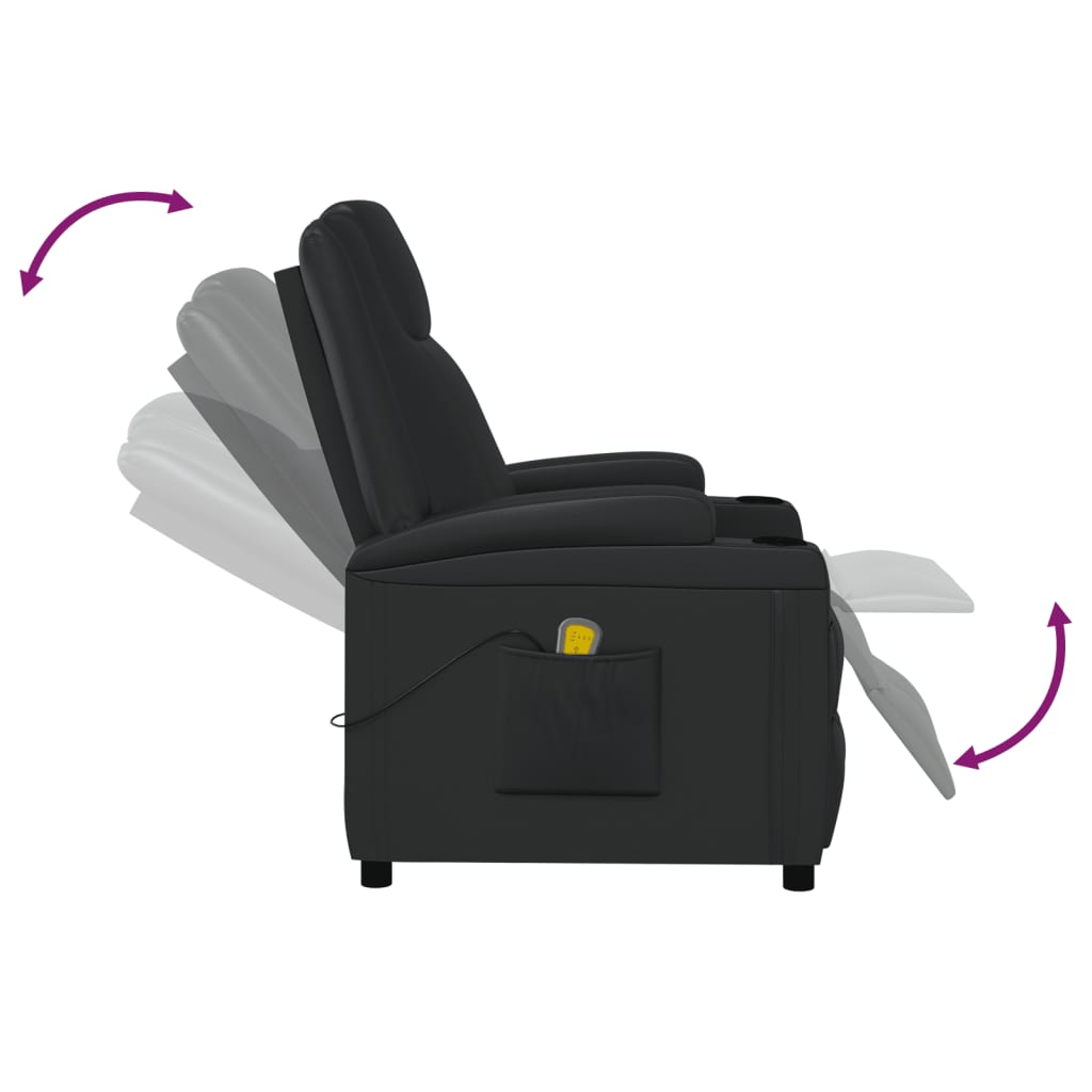8720286919712_g_en_hd_5 vidaXL Massage Chair Black Faux Leather - Image 7