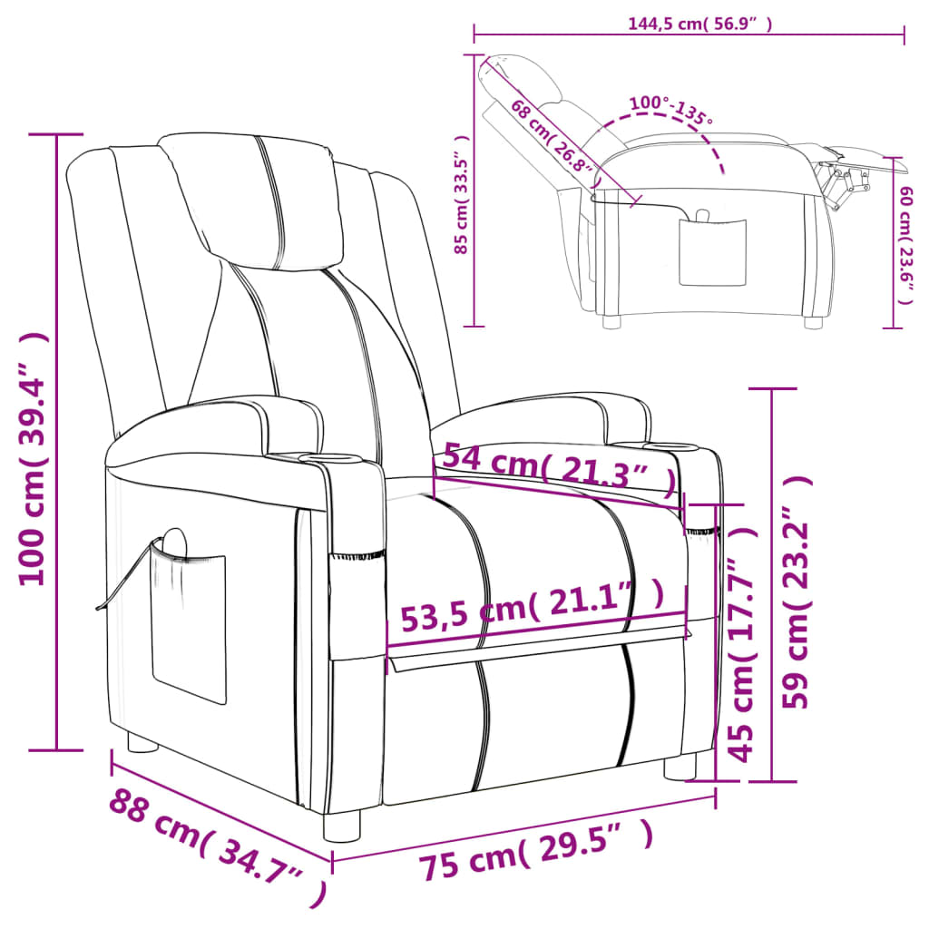 8720286919712_g_en_hd_9 vidaXL Massage Chair Black Faux Leather - Image 11