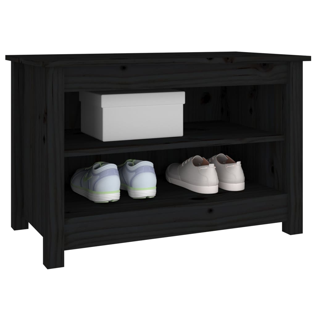 8720286922644_g_en_hd_3 vidaXL Shoe Bench Black 70x38x45.5 cm Solid Wood Pine - Image 5