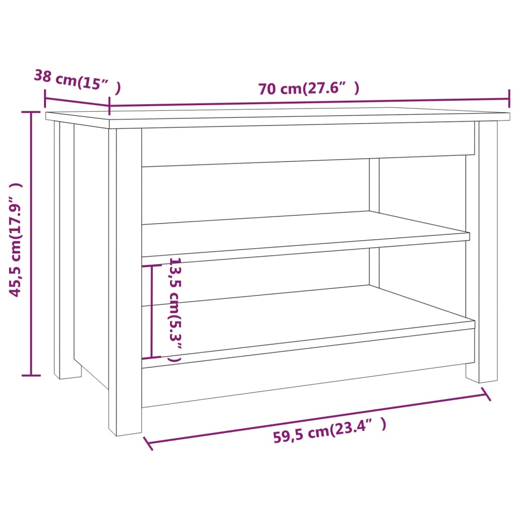 8720286922644_g_en_hd_5 vidaXL Shoe Bench Black 70x38x45.5 cm Solid Wood Pine - Image 7