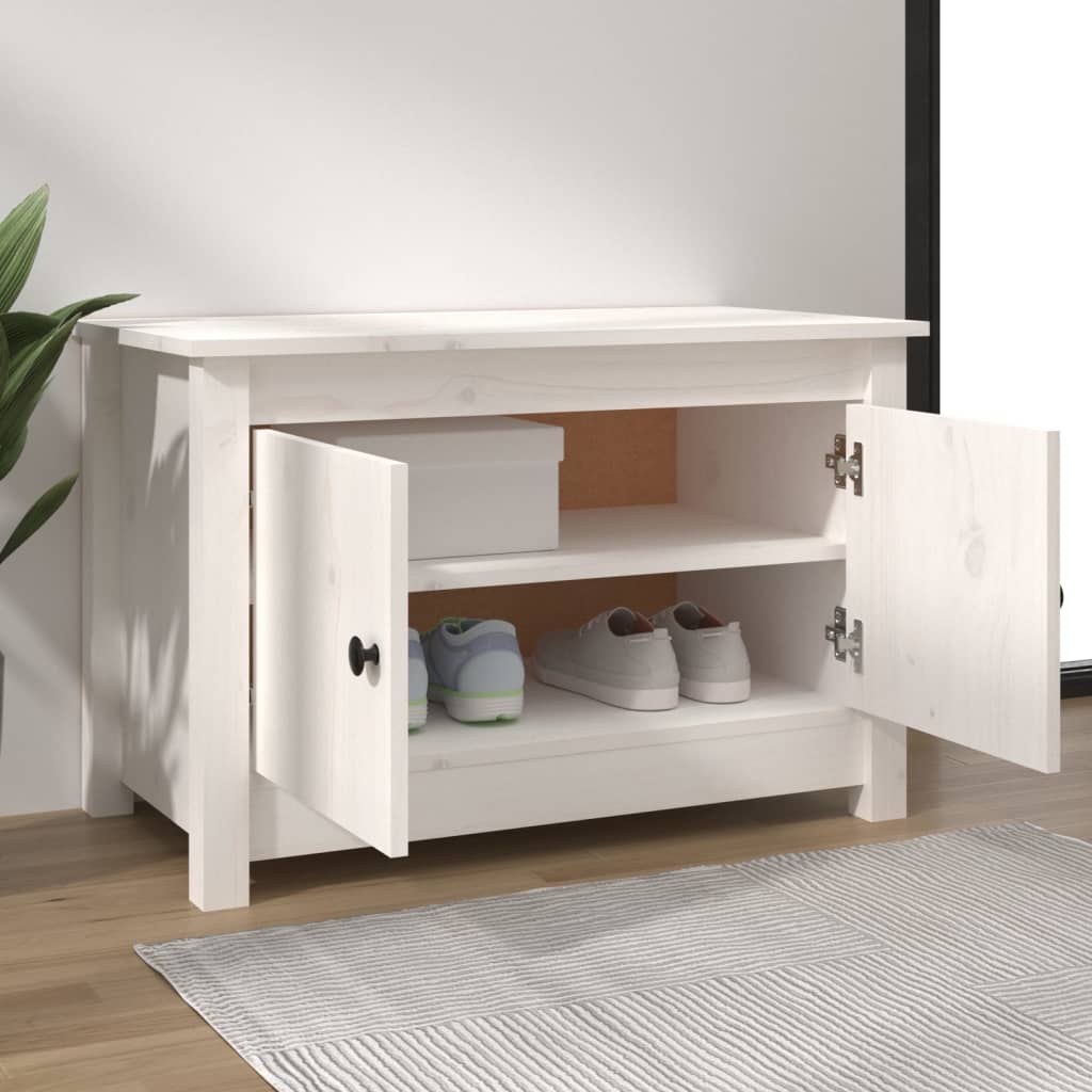 8720286922712_g_en_hd_1 vidaXL Shoe Cabinet White 70x38x45.5 cm Solid Wood Pine - Image 3