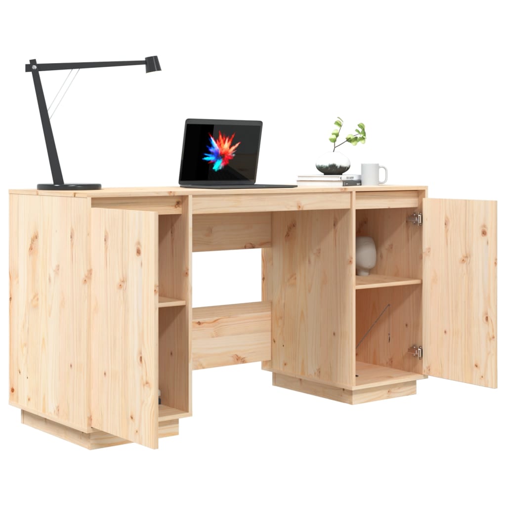 8720286923054_g_en_hd_2 vidaXL Desk 140x50x75 cm Solid Wood Pine - Image 5
