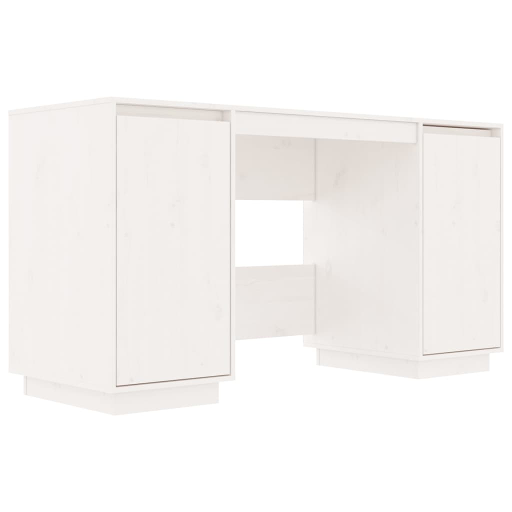 8720286923061_a_en_hd_1 vidaXL Desk White 140x50x75 cm Solid Wood Pine - Image 2