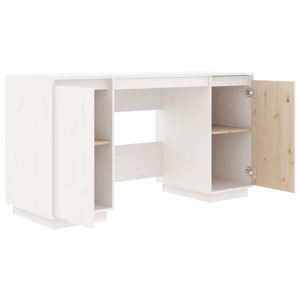 8720286923061_g_en_hd_4 vidaXL Desk White 140x50x75 cm Solid Wood Pine - Image 7