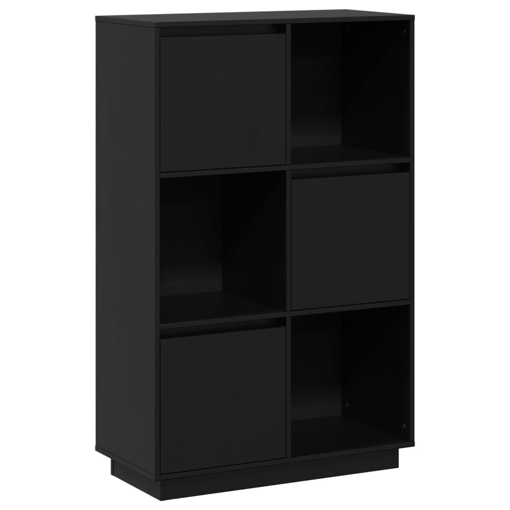8720286923498_a_en_hd_1 vidaXL Highboard Black 74x35x117 cm Solid Wood Pine - Image 2